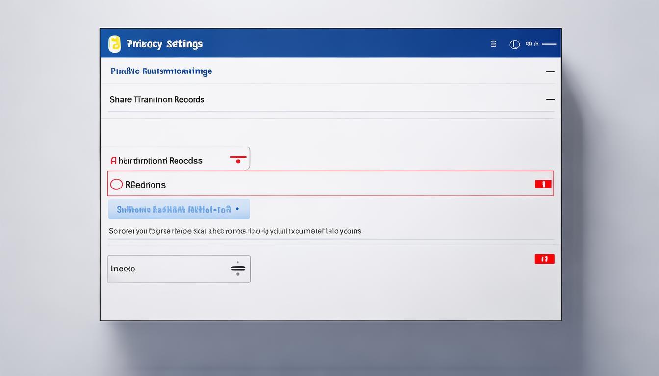在“隐私设置”部分,调整选项以限制信息共享或隐私泄露,例如禁用在社交媒体上共享交易记录的功能。_隐私共享我的位置要开吗_隐私信息共享