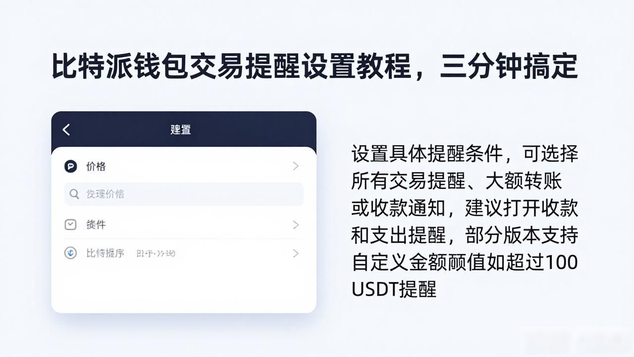 如何在比特派钱包下载官方app中设置交易通知？_比特派钱包官方app通知权限开启_比特派钱包app交易提醒设置