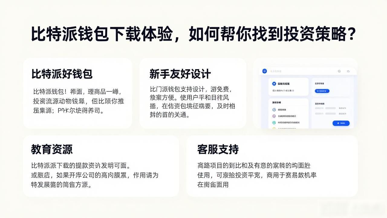 比特派钱包下载体验_比特派钱包用户体验设计_如何通过比特派钱包的下载体验找到适合自己的投资策略？