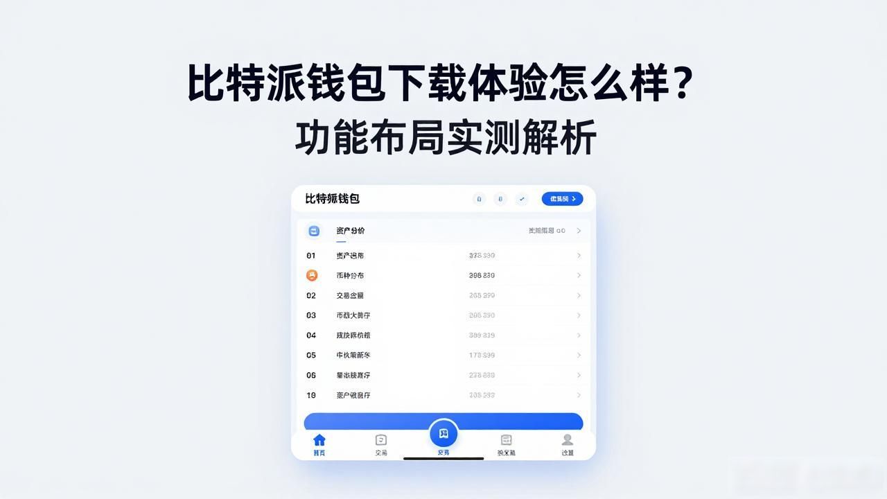 比特派钱包功能布局合理性_如何评测比特派钱包的下载体验与功能布局?_比特派钱包下载便捷性