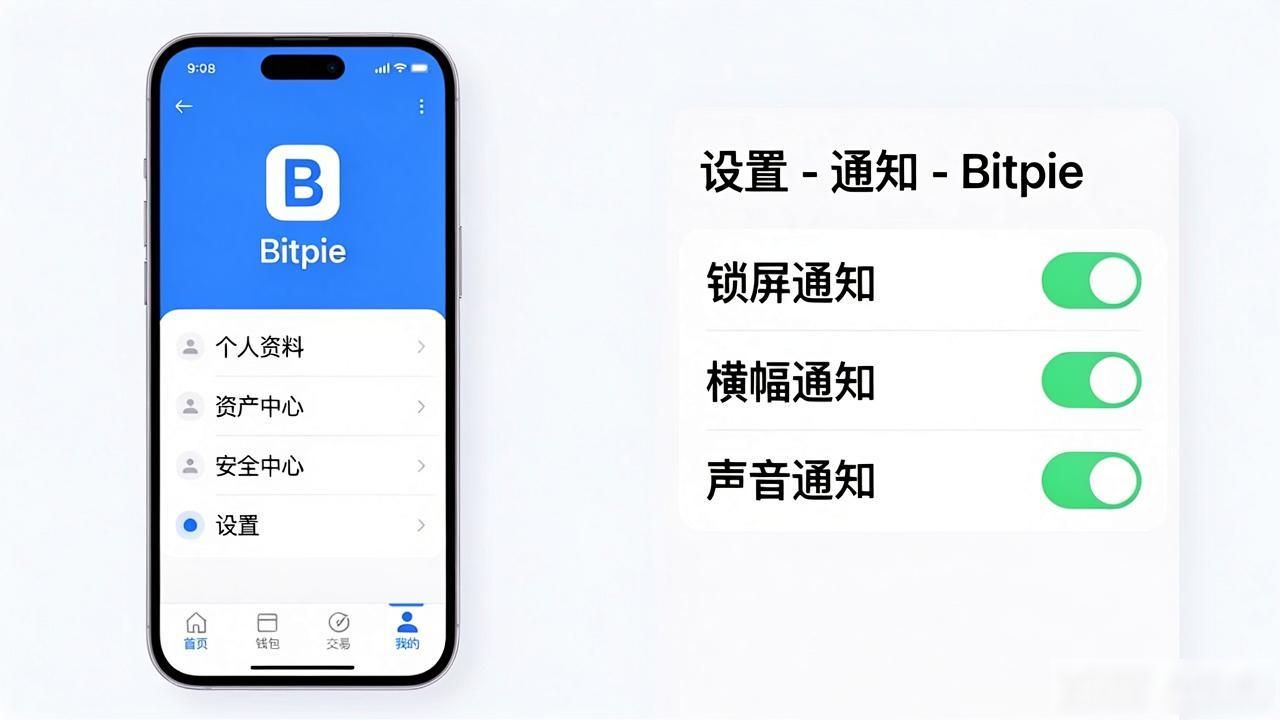 Bitpie钱包正确配置_Bitpie钱包通知设置_如何下载和设置Bitpie手机钱包的通知功能？