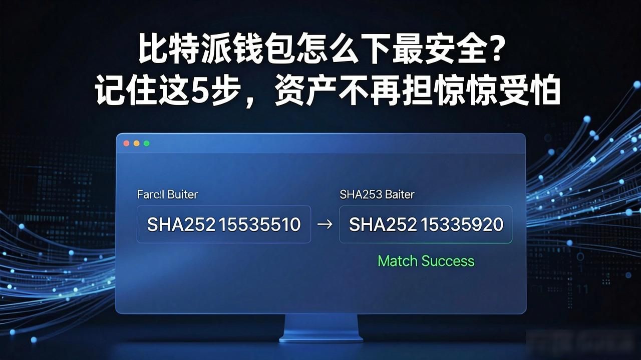 验证SHA256指纹下载路径_比特派钱包安全下载的五个关键步骤,助你稳步前行_下载比特派官方钱包