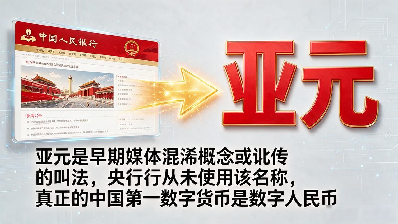 中国第一数字货币亚元_亚元称呼来源_数字人民币官方名称