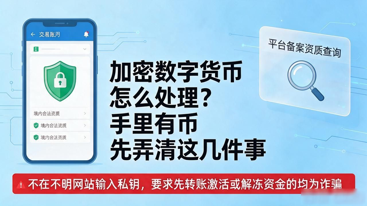 国内加密数字货币持有与变现合规指南_加密数字货币怎么处理_硬件钱包私钥物理备份安全建议