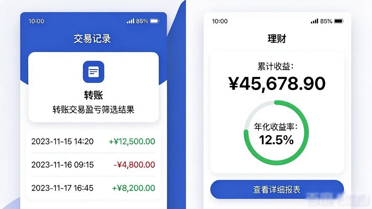 资产收益报告_资产收益表格_如何在Bitpie安卓版APP中查看资产表现与收益？