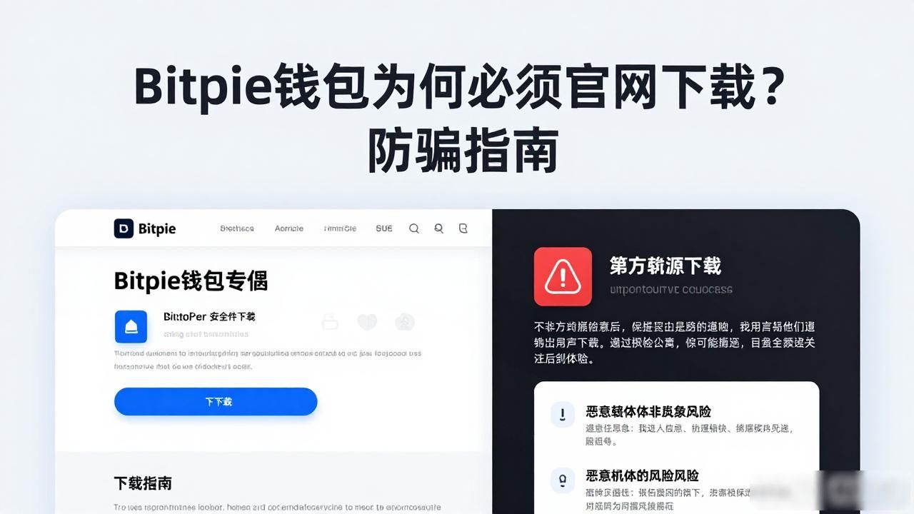 为什么选择官方渠道下载Bitpie钱包？_Bitpie钱包官方渠道的资产安全保障_非官方渠道下载Bitpie钱包的风险