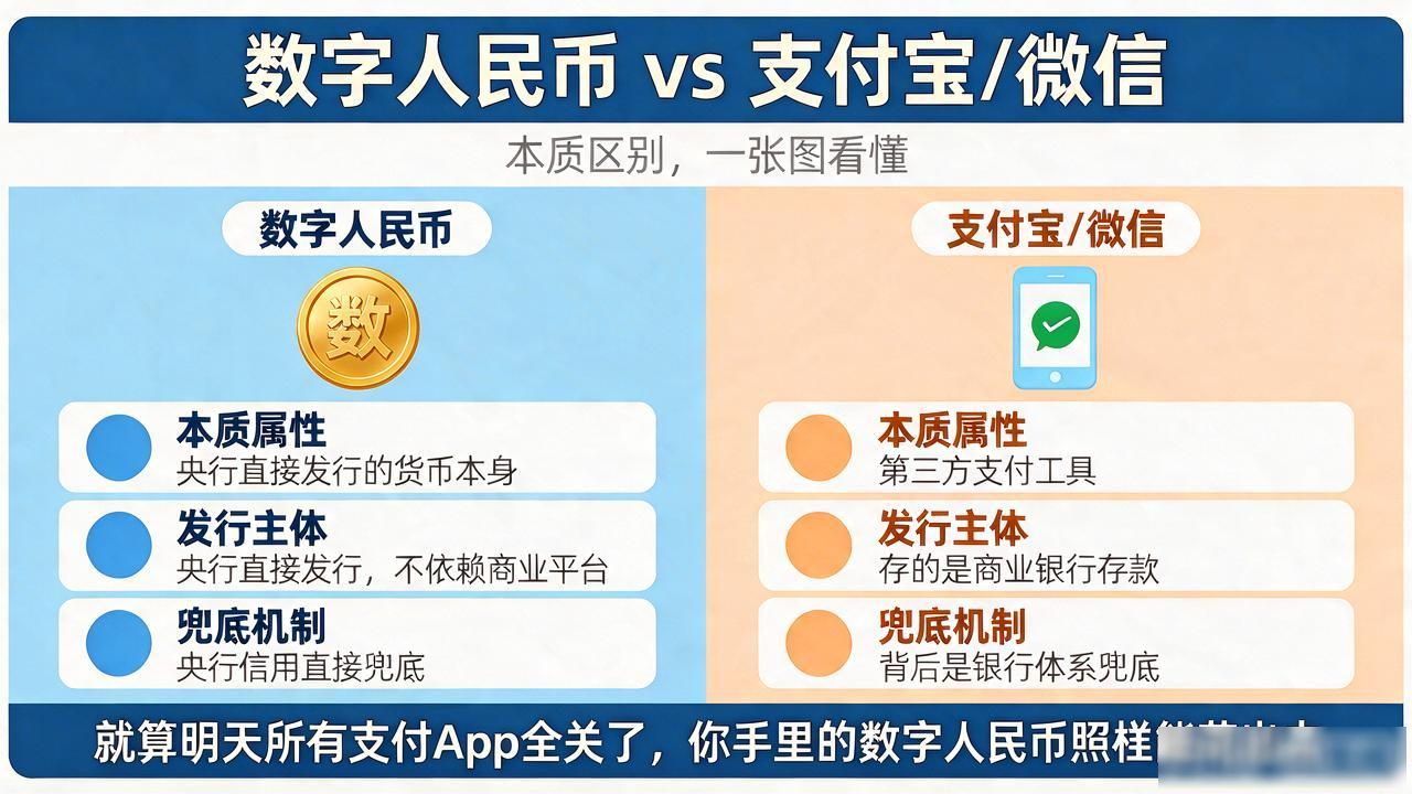 我国发现数字货币了吗_数字人民币和支付宝微信的不同_数字人民币与比特币的区别