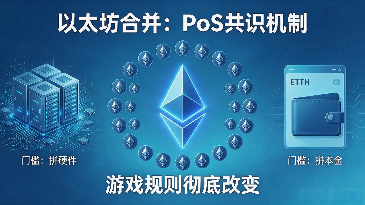 数字货币用消耗算力吗_PoW和PoS共识机制算力消耗区别_以太坊从PoW转PoS后是否还需要算力