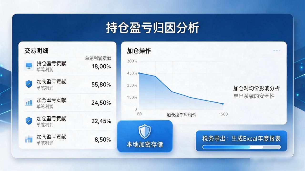 数字货币账户持仓软件_加密货币盈亏归因与税务导出工具_数字货币多账户持仓管理软件推荐