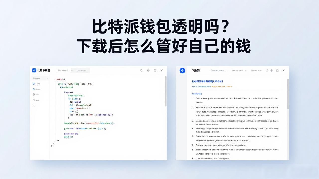 比特派钱包公开透明机制_比特派钱包的透明度与用户信任度如何建立，下载后如何重塑个人财务管理？_比特派钱包多链资产统一管理