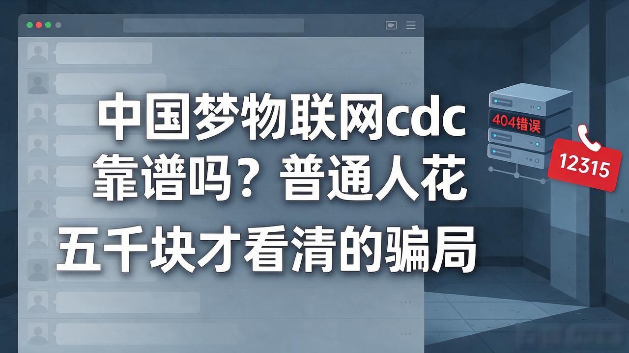区块链赋能数字通证骗局_中国梦物联网cdc骗局_中国梦物联网数字货币cdc